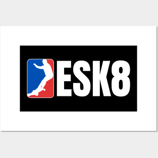 Esk8 NBA electric skateboard design Posters and Art